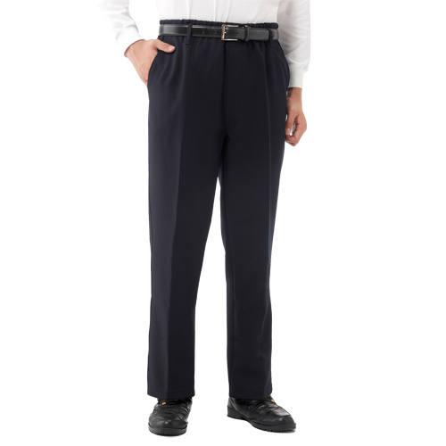 日本製 静電気防止楽々パンツ 2色組 選べる股下丈 スラックス ズボン 静電気対策 メンズ 紳士服 シニア 男性 大人 ネイビー グレー 紺色 灰色 センタープレス きれいめ イージーパンツ 無地 シンプル 40代 50代 60代 70代 80代 90代 父の日 お父さん 秋冬　kuri　p27656