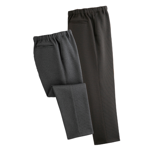 日本製 エムアイジェイ お父さんのあったか裏起毛パンツ 2色組 選べる股下丈 あったかパンツ 裏起毛パンツ ズボン メンズ 紳士服 シニア 男性 大人 蓄熱保温素材 グレー ブラウン 無地 裾上げ済み 暖かい 40代 50代 60代 70代 80代 父の日 お父さん 秋冬　sai　p27703