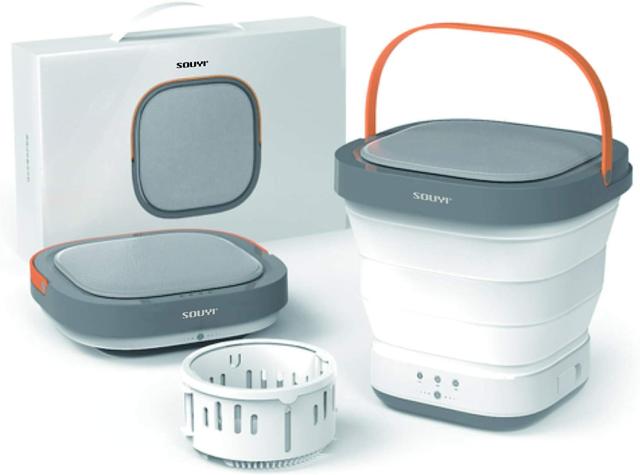 コンパクト折りたたみ洗濯機 脱水機能搭載 折り畳み 収納 排水 高性能 小さい 洗濯 マスク洗濯 ペット用品洗濯 SY-135の通販は