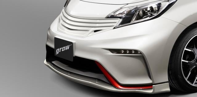 【ｇｒｏｗ】Ｅ１２ノート 　フロントグリル　エアロ　未塗装の通販は