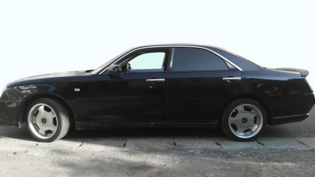 日産　ステンレス　ピラー　送料無料　Ｙ３４系　グロリア　４Ｐ 鏡面HYPER　ブラック　カーパーツ 11,810円