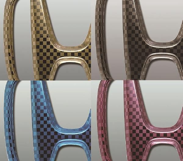 ホンダ　ファサネイトエンブレム　ＲＭ１系　ＣＲ−Ｖ　リア１点　カラー付き　カーパーツ　純正　メッキの通販は 5,412円