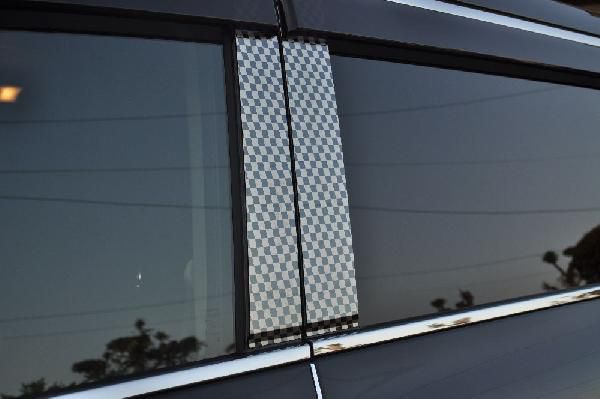 日産　ファサネイトピラー　市松模様風ＳＰ　ＣＷＥＦＷＮラフェスタ　１０Ｐ ヘアライン　カーパーツの通販は