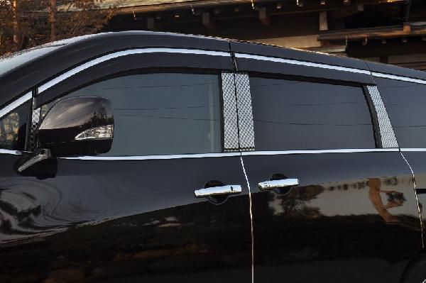 ステンレス　ピラー　送料無料　ＣＲＥＷ　プレマシー　８Ｐ 鏡面HYPER　カーパーツ