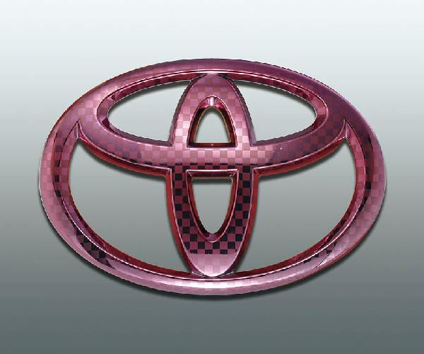 トヨタ　ファサネイトエンブレム　市松模様風　２００系　マジェスタ　セット　カラー付き　カーパーツ　純正　メッキの通販は