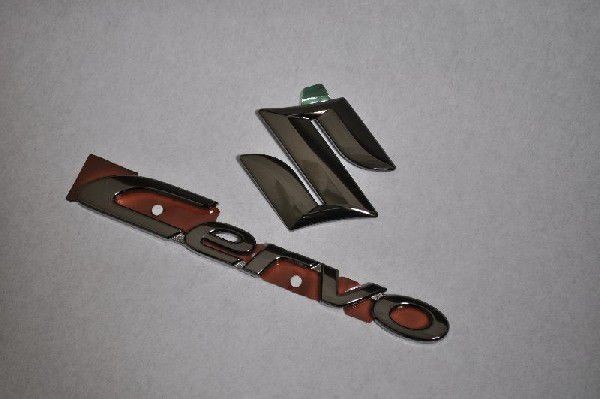 スズキ　カラー　エンブレム　送料無料　ＨＧ２１　セルボ　ブラック　リア2点　カーパーツ　純正　メッキの通販は 10,500円