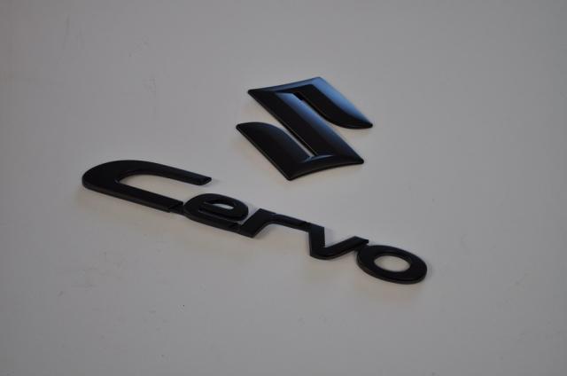 スズキ　マットブラック/ピアノブラック　エンブレム　送料無料　ＨＧ２１系　セルボ　リア２点ＳＥＴ　カーパーツ　純正　メッキの通販は 10,600円