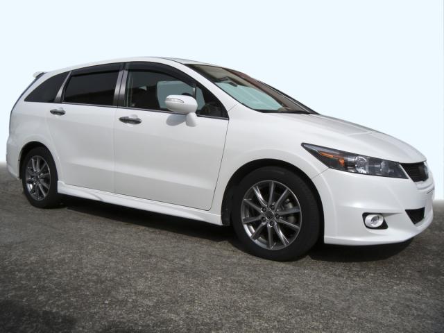 ホンダ　ＲＮ６　ストリーム　ステンレス　ドアモール　送料無料　鏡面ＨＹＰＥＲ　ブラック　カーパーツの通販は