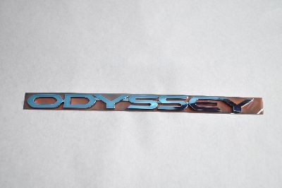 ホンダ　カラー　エンブレム　送料無料　ＲＢ３　オデッセイ　オデッセイロゴ　ブルー　カーパーツ　純正　メッキ