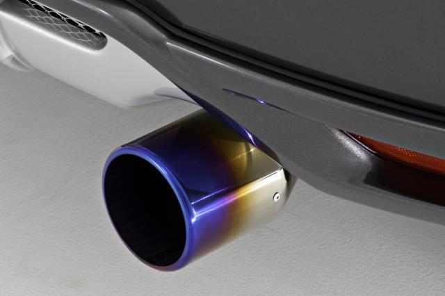 【ｇｒｏｗ】ＲＵ１〜４　ヴェゼル　チタンマフラーカッター真円カール９０Φ　送料込みの通販は