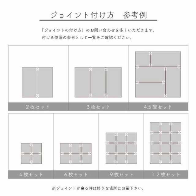純国産 い草 日本製 置き畳 ユニット畳 簡単 和室 ブラウン 約82×82