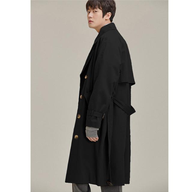 トレンチコート アウター フォーマル メンズ ステンカラーコート 無地