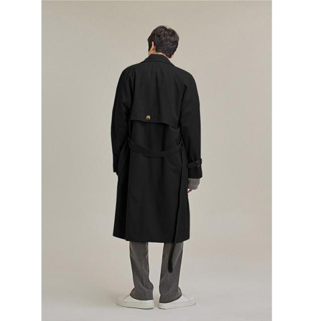 トレンチコート アウター フォーマル メンズ ステンカラーコート 無地