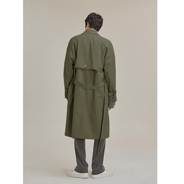 トレンチコート アウター フォーマル メンズ ステンカラーコート 無地