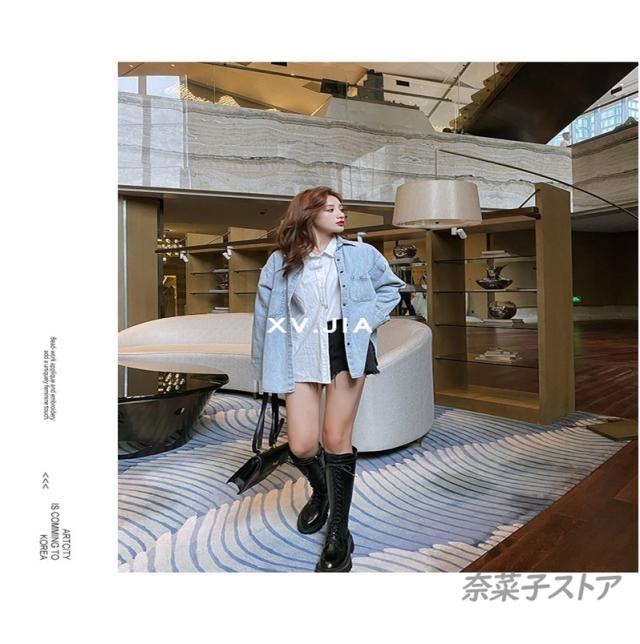 半額セール　ロング丈 ぺたんこ ロングブーツ　編み上げ ヒール 秋 秋冬 靴 ブーツ ニーハイブーツ 裏起毛　美脚　太ヒール　疲れにくい　高級感 ミドルブーツ