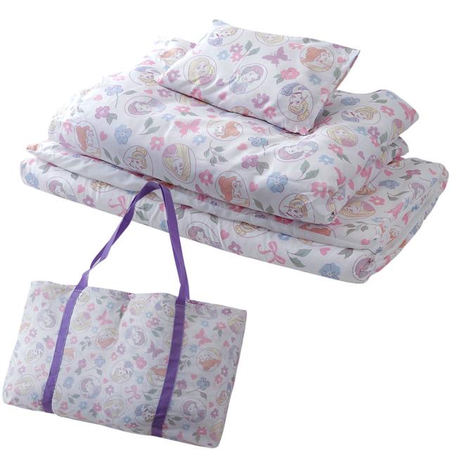 お昼寝布団セット 7点セット 洗える 布団セット プリンセス パステルガーデン かわいい 保育園 幼稚園 子供 キッズ ネームタグ付きの通販は 5,610円
