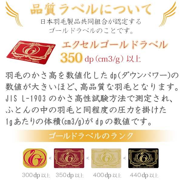 肌掛け 羽毛布団 ダウンケット ダブル ロング ホワイトダックダウン 90% 春 夏 秋 3シーズン対応 羽毛ふとん 0.7kg 掛け布団 エクセル ポイント消化_3