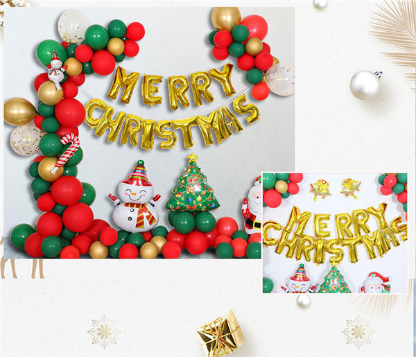 クリスマス 風船 飾り付け おしゃれ 装飾 メリークリスマス サンタ