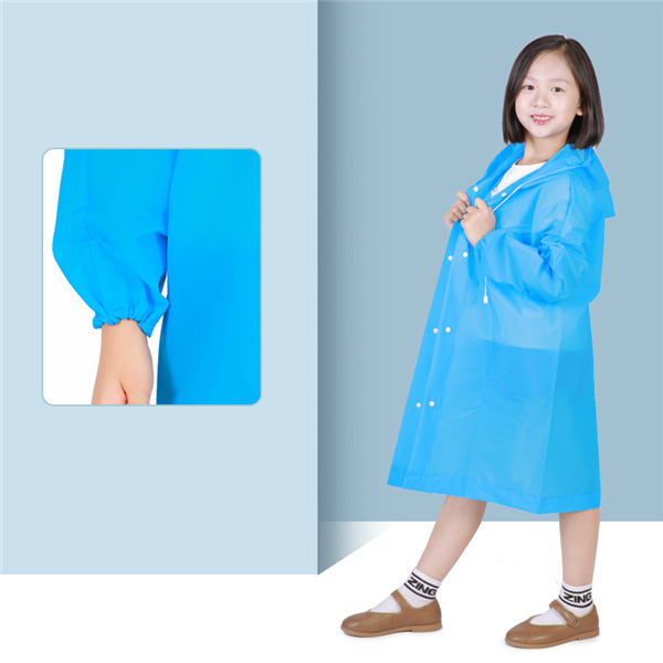 レインコート 子ども用 使い捨てカッパ レインコート 雨具 レインポンチョ 梅雨対策 アウトドア携帯便利 フリーサイズ 10枚セット アウトウェア_5