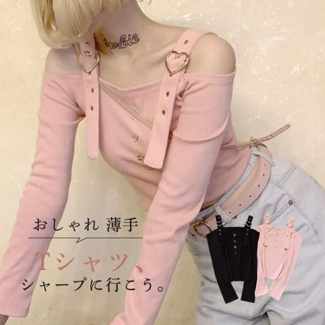 Tシャツ レディース 春 夏 トップス 半袖 心型 ラッキー 原宿系