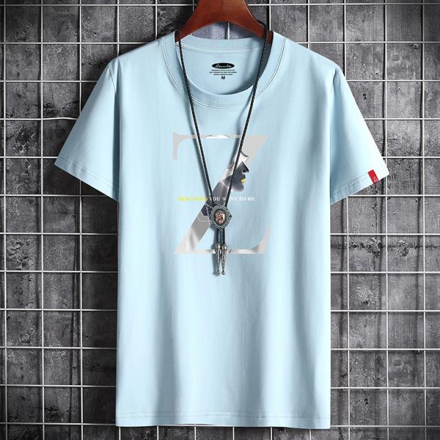 Tシャツ メンズ 半袖 丸首 英字 シンプル 大きいサイズあり お兄