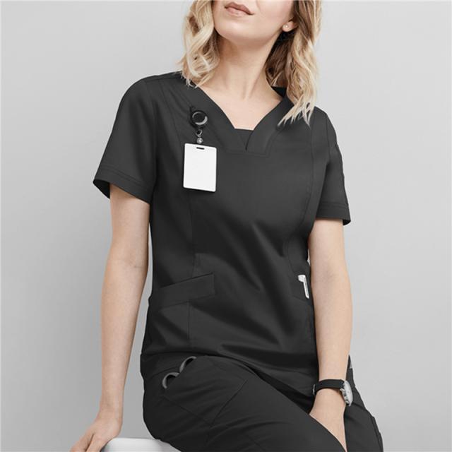 ナース服 レディース アメカジ ナースウエア スクラブ 白衣