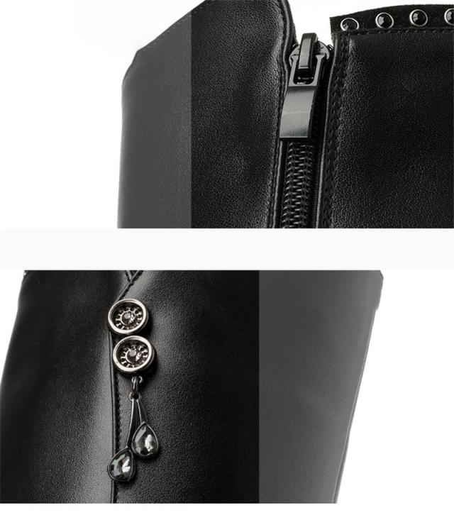 ロングブーツ レディース 美脚 ブーツ 長靴 裏起毛 保温 あたたかい