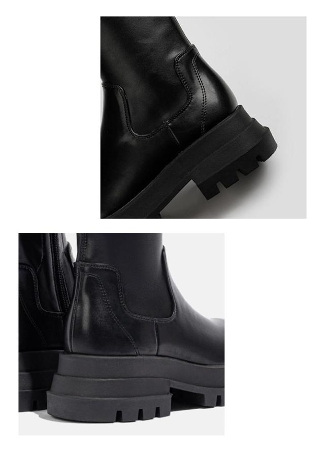 ロングブーツ レディース 美脚 ブーツ 長靴 脱げない 歩きやすい