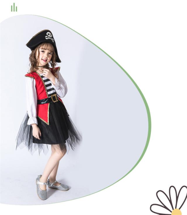 海賊 コスプレ 子供 ハロウイン 仮装 髑髏柄 海賊帽 2点セット 海賊風