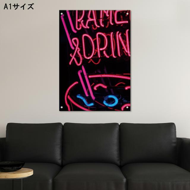 アートパネル おしゃれ 壁掛け ネオン カラー サイン 看板 アメリカン アメリカ カリフォルニア アクリルアート 海外 コントラスト ペイント モデル 女性 ネオン 人気 ネオンサイン高級 オブジェ パネル アート 北欧の通販は