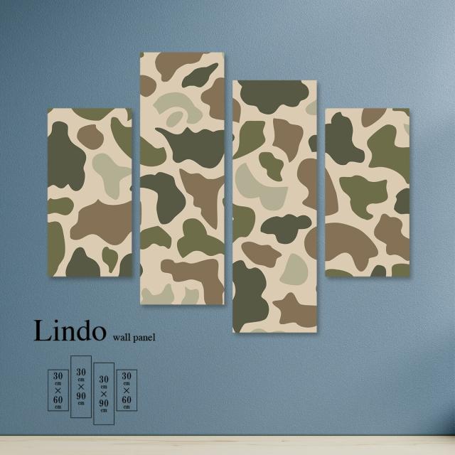 アートパネル おしゃれ 壁掛け 迷彩 柄 ミリタリー 模様 アーミー ダックハンター デザート 北欧 デザイン ファブリック 壁飾り 4枚セット ファブリックパネルの通販は