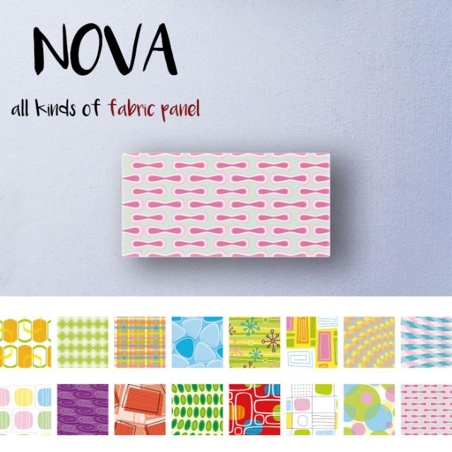 アートパネル おしゃれ 壁掛け 絵 パターン カラフル 柄 かわいい 子供ファブリックパネル NOVAの通販は