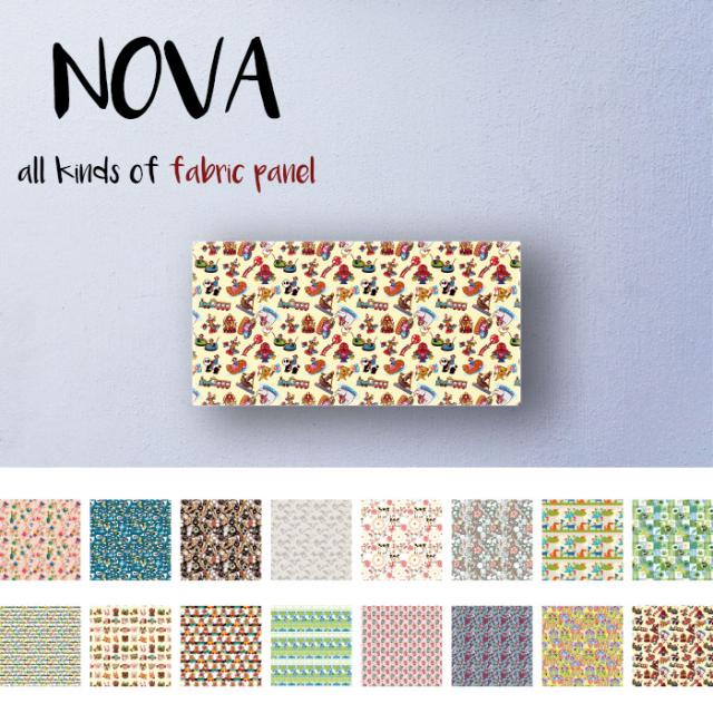 アートパネル かわいい おしゃれ 壁掛け 絵 デザイン アニマル ホワイト カラフル 茶色 蜂 フラワーデザイン 蜜 小動物 散りばめ おしゃれ ファブリックパネル NOVAの通販は