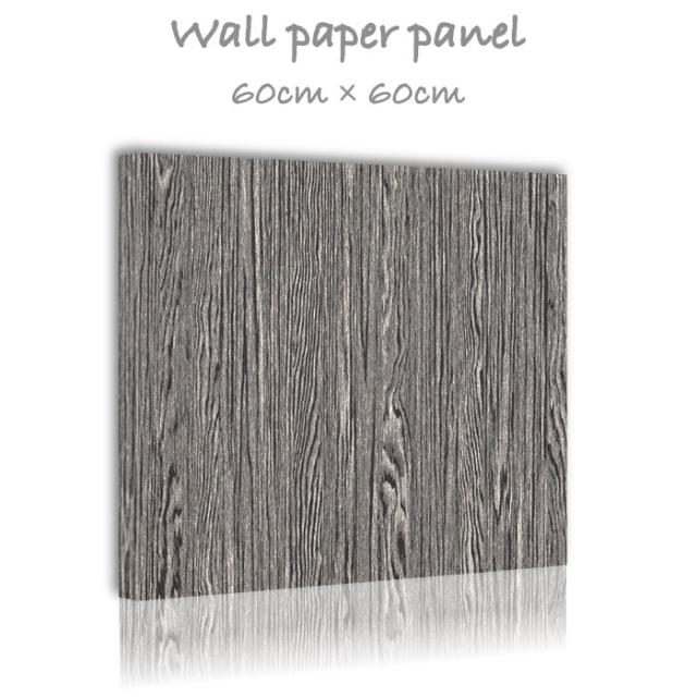 アートパネル おしゃれ 壁掛け 壁紙 クロス 木 ウッド 木目 柄 リアル モダン ガレージ60cm×60cm  正方形 エンボス 凸凹 アクセントクロス 日本製 ハンドメイド 木枠の通販は