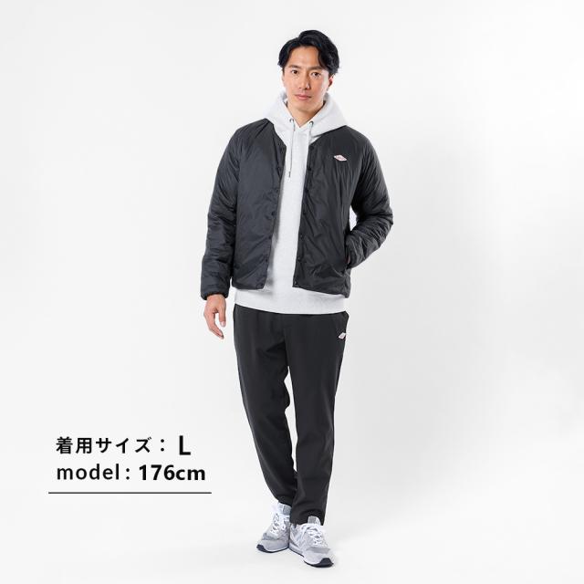 中綿ジャケット メンズ インナーダウン ナイロン ロゴ 薄手 軽い アウター 防寒 あたたかい 保温性 ダウン ジャケット 仕事着 春 秋 冬 カジュアル BALL 64528