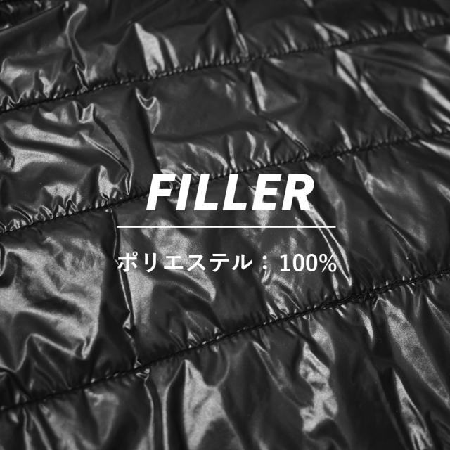 中綿ジャケット メンズ インナーダウン ナイロン ロゴ 薄手 軽い アウター 防寒 あたたかい 保温性 ダウン ジャケット 仕事着 春 秋 冬 カジュアル BALL 64528