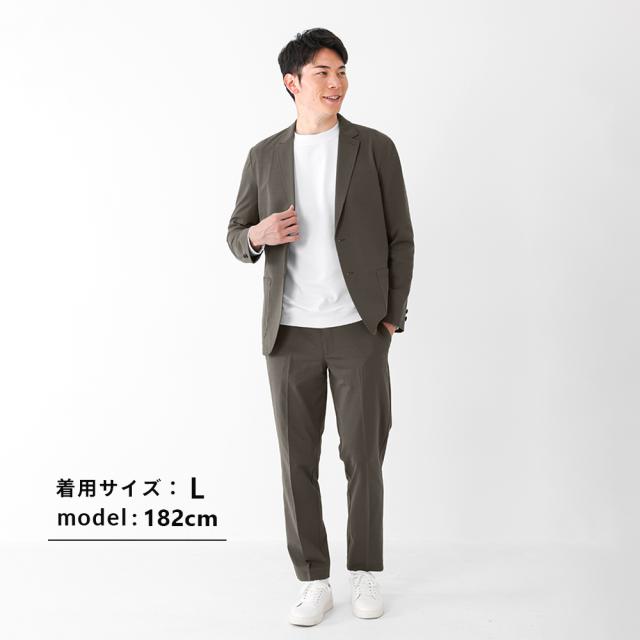 セットアップ メンズ 2点セット テーラードジャケット スラックス ストレッチ 吸汗速乾 接触冷感 ビジネス 通勤 上下セット 洗える 春 夏 秋 アーバンスクエア 34330 34331_13
