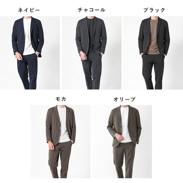 セットアップ メンズ 2点セット テーラードジャケット スラックス ストレッチ 吸汗速乾 接触冷感 ビジネス 通勤 上下セット 洗える 春 夏 秋 アーバンスクエア 34330 34331_8
