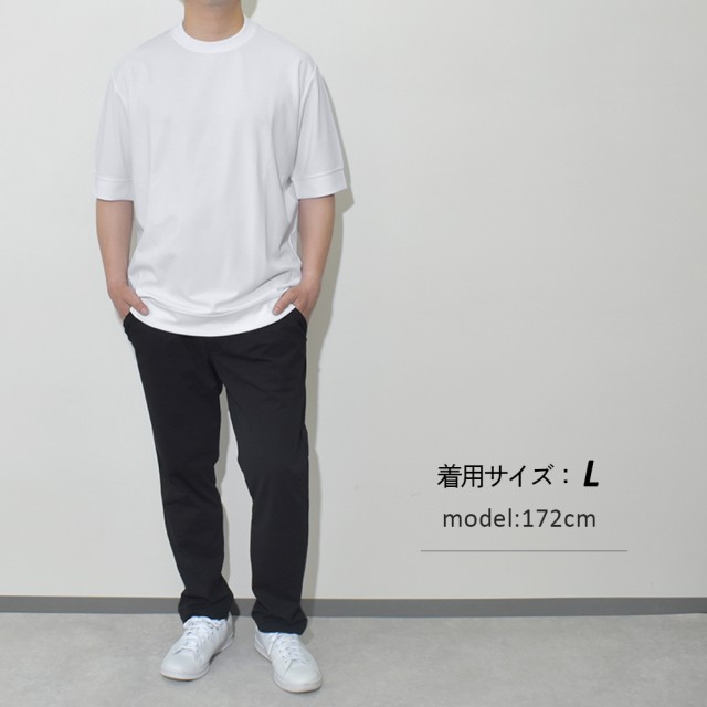 襟高Tシャツ ジャケットのインナー専用 汗染み軽減 ビジネス きれいめ 