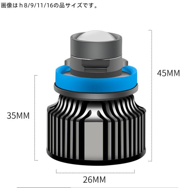 LED 爆光 フォグランプ 青 h8/h11/h16 H8H11H16 青フォグ 爆光