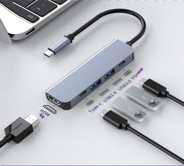 USB Type C ハブ PD充電(100w) 4K HDMI USB3.0 アダプタ USB変換　Type-C IPHONE アンドロイド　android　アイホン対応