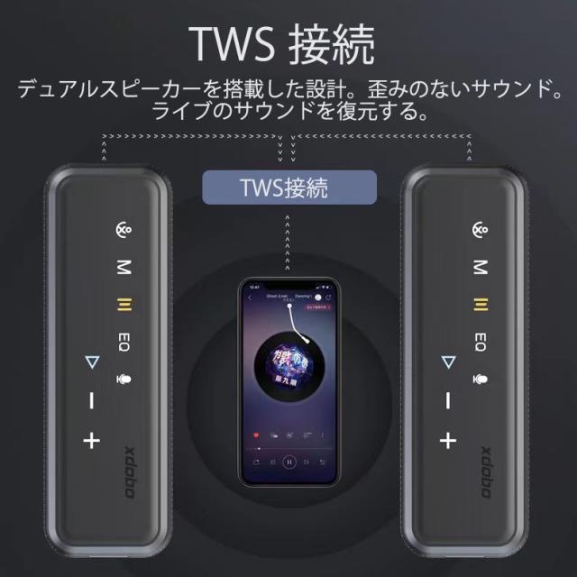xdobo ｘ８ＭＡＸ ブルートゥーススピーカー 2.2ｃｈ Bluetooth 高音質 大音量 ステレオ 超重低音 防水 ワイヤレス スピーカー ステレオ デュアルパッシブラジエーター　wireless　speaker　ポータブルスピーカー_3