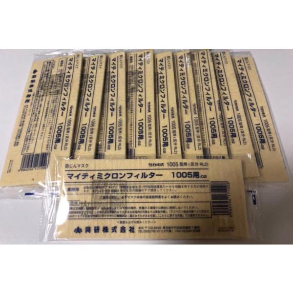 興研 1005用マイティミクロンフィルター 150枚セット 交換用 粉塵作業 