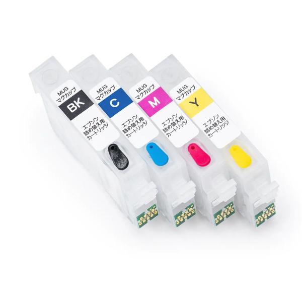 エプソン MUG-4CL 詰め替え用 インクカートリッジ 4個組 EPSON EW-052A 