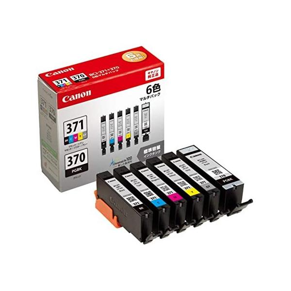 BCI-371+370/6MP Canon 純正インクカートリッジ 6色マルチパック 新品未開封