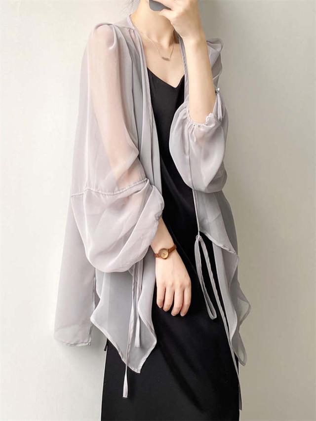 シャツ シアーシャツ レディース トップス チュニック シースルー UVカット 紫外線対策 カーディガンブラウス 透け感 羽織り 春 夏 可愛い 長袖 きれいめ 楽天市場】シアーシャツ ロング シャツ レディース 夏 uv