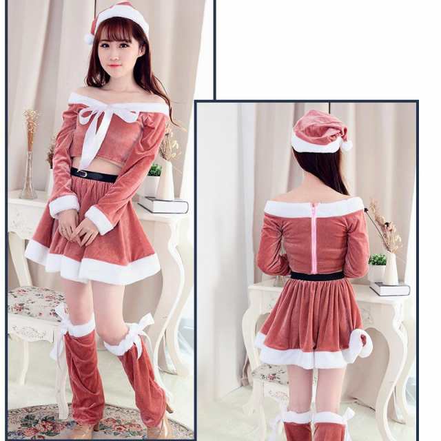 サンタ コスプレ クリスマス 衣装 レディース コスチューム 仮装 サンタ コスプレ クリスマス 衣装 レディース コスチューム 仮装