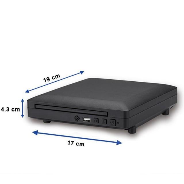 新旧テレビデッキ両対応！】ミニDVDプレーヤー 1080Pサポート 小型DVD