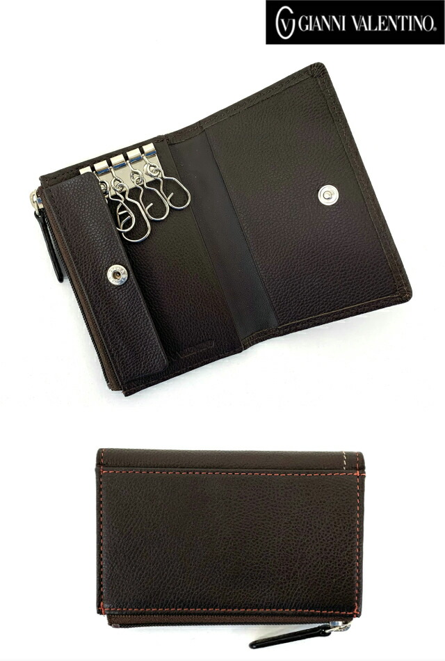 【未使用品】VALENTINO GARAVANIメンズキーケース valentino garavani - 【ヴィンテージ】【Valentino Garavani】 レザー