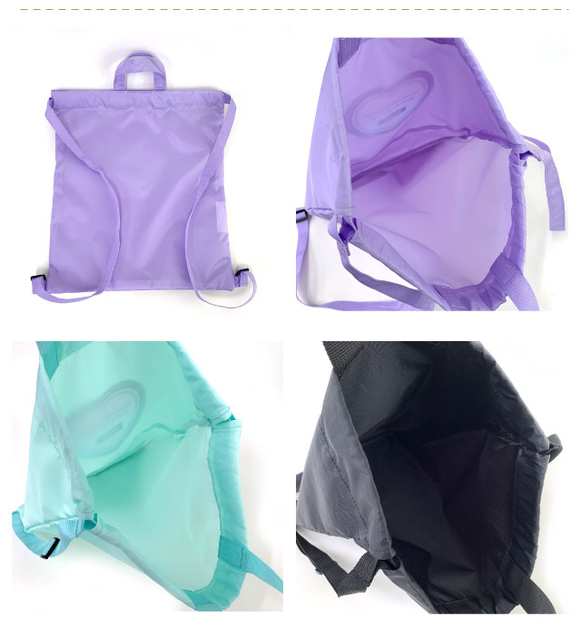 入園入学3点セット 【ホログラムハート×紫チェック】 女の子